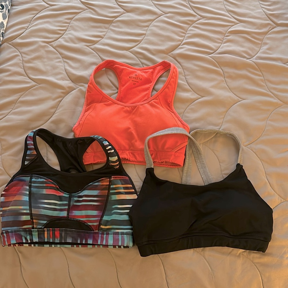 Athleta sports bras